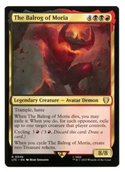 MTG | The Balrog of Moria #0046 | The Lord of the Rings | NM | EN - Image 1