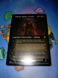 MTG Dihada, Binder of Wills Dominaria United Commander NM Thick Stock 049 - Image 1