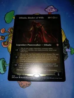 MTG Dihada, Binder of Wills Dominaria United Commander NM Thick Stock 049 - Image 3