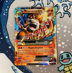 M Camerupt EX XY198 Black Star Promo Holo Pokemon Card 2017 NM - Image 1