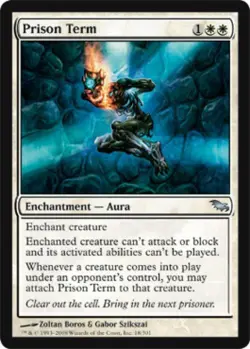 Prison Term - Light Play MTG Shadowmoor - Image 1