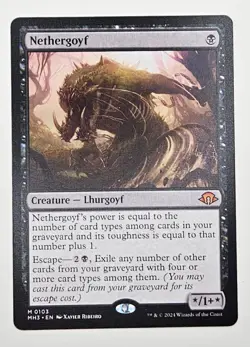 MTG Modern Horizons 3 (MH3) Mythic Nethergoyf 103 NM - Image 1