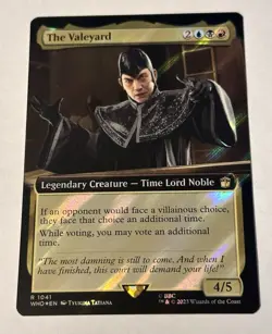 Mtg Magic Dr Who The Valeyard Surge FOIL English NM - Image 1