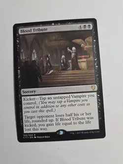 Blood Tribute x1 MTG ENGLISH Rare Check My Store! - Image 1