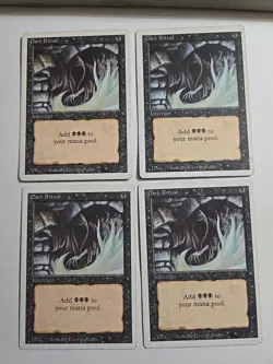 Dark Ritual x4 from Revised (playset) MTG ENGLISH Rare Check My Store! - Image 2