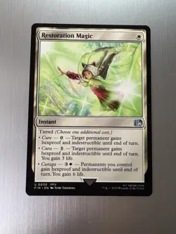 Restoration Magic - 30 - Magic: Final Fantasy MTG - Uncommon - Regular - Image 1