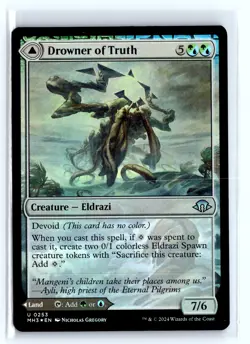 FOIL Drowner of Truth Modern Horizons 3 - MTG Magic the Gathering Card - Image 1