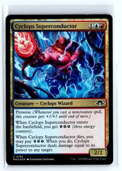 FOIL Cyclops Superconductor Modern Horizons 3 - MTG Magic the Gathering Card - Image 1