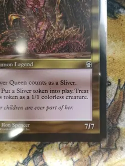 MTG Sliver Queen Stronghold 1998 Magic The Gathering - Image 3