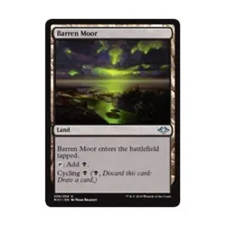 WOTC MtG Modern Horizons Barren Moor (U) (Foil) NM - Image 1