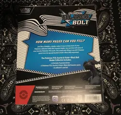 Pokemon Scarlet & Violet Black Bolt Binder Collection Box - Image 2