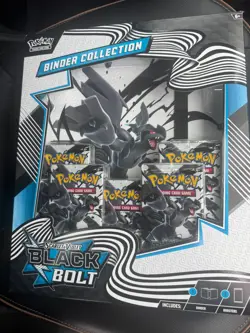 Pokemon Scarlet & Violet Black Bolt Binder Collection Box 196214129238 - Image 1