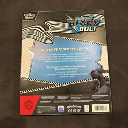 Pokemon Scarlet & Violet Black Bolt Binder Collection Box - Image 3