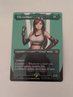 Tifa Lockhart 0391 - Borderless - Non-Foil - Final Fantasy FIN - MTG - Image 1