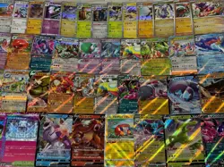 Used 41Lot Pokemon Card RR ACE ex V K Promo Bulk Sale Entei Virizion Salamence - Image 1