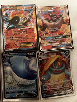 Pokemon Lot v/Gx/Ex/Mega/Vmax 10 Cards (Sealed Charizard, Heracross, Etc.) - Image 4