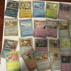 Pokemon Prismatic Evolution master Set All common/uncommon/holo and 72 reverse - Image 4