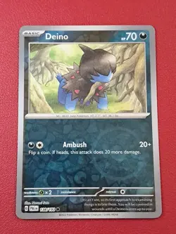 Deino - Reverse Holo - English - Paldea Evolved 2023 Pokemon Scarlet & Violet - Image 1