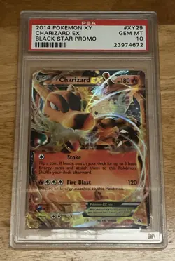 Pokemon Charizard EX Black Star Ultra Rare Promo XY29 PSA 10 Gem Mint - Image 1