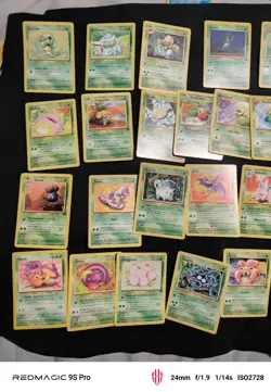 Vintage Pokemon Grass Lot 30 Cards Commons - Image 2