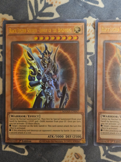 Yugioh Black Luster Soldier - Envoy of the Beginning x3 MAMA-EN047 Ultra Rare - Image 2