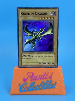 Yugioh Curse Of Dragon LOB-066 Super Rare Original Print NM - Image 1