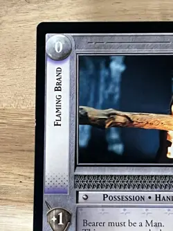 Awesome Lord Of The Rings LOTR TCG Card Flaming Brand 2R32 LP - Image 2