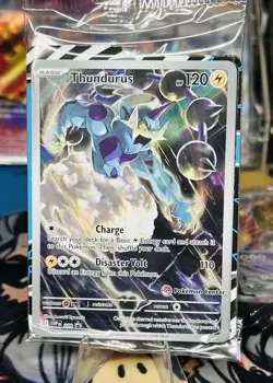 ⚡ Thundurus SVP 209 Pokemon Center Stamped & Regular Promo (2 CARDS SEALED)⚡ - Image 1