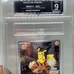 Detective Pikachu 098/SV-P Promo Sealed 2023 Pokemon Card Japanese Graded Gg 9 - Image 5