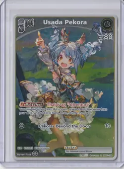 Usada Pekora Foil - hBP01-096 R NM - Hololive TCG Trading Card VTuber - Image 1