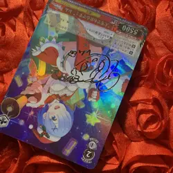 Rem RE: ZERO CHRISTMAS MAIDEN Goddess Waifu Anime ACG Girl Foil Card - Image 3