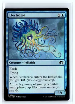 FOIL Electrozoa Modern Horizons 3 Common - MTG Magic the Gathering Card - Image 1