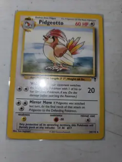 Legendary Collection Pidgeotto 34/110 Uncommon Pokemon Card 2002 - WOTC - NM/LP - Image 1