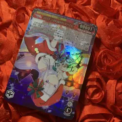 Emilia RE: ZERO CHRISTMAS MAIDEN Goddess Waifu Anime ACG Girl Foil Card - Image 3