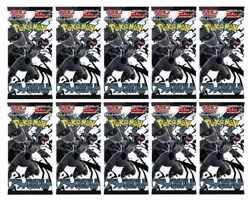 [Black Bolt ] Pokemon Card Black Bolt Japanese SV11B Booster - 10 PACKS SET - Image 5