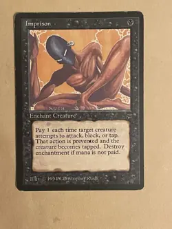 MTG Imprison Legends English Rare Card LP/NM Condition - Image 1