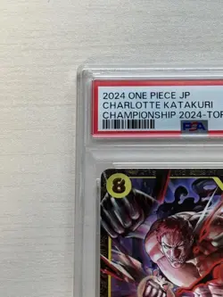 One Piece Card Charlotte Katakuri OP03 123 PSA10 SEC Championship Promo - Image 2