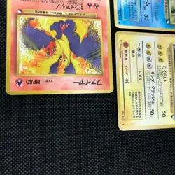 Used 3Lot Pokemon Card Old Back Fire Freezer Thunder Expansion Sheet Pokeka FS - Image 5