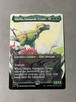 [1x] Ghalta, Stampede Tyrant - Borderless NM MTG The Lost Caverns of Ixalan - Image 1