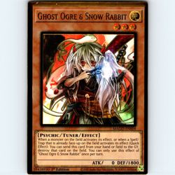 Yugioh Ghost Ogre & Snow Rabbit MAGO-EN009 1st Edition Premium Gold Rare - NM 💎 - Image 1
