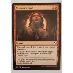 MTG Magic The Gathering Card Neonate's Rush Instant 151/277 Red Innistrad Midnig - Image 1