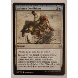 MTG Magic: The Gathering Adverse Conditions Instant 054/274 Blue Battle For Zend - Image 1