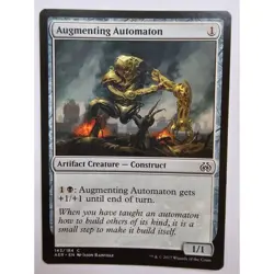 MTG Magic The Gathering Augmenting Automaton Artifact Creature Card Aether Revol - Image 1