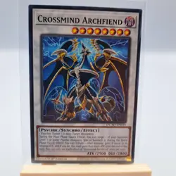 Yugioh TCG Trading Card Single Crossmind Archfiend #039 Psychic Synchro Effect - Image 1