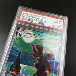PSA 10 Umbreon Vmax 215/203 Evolving Skies Alternative Art Graded Pokemon Card - Image 2