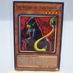 Yugioh TCG Trading Card Single Leo Wizard The Dark Fiend #027 Spellcaster Effect - Image 1