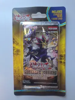 Yugioh Legendary Duelists Magical Hero 1st Edition 2 Booster Packs & 1 RARE CARD - Image 1