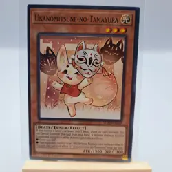 Yugioh TCG Trading Card Single Ukanomitsune-No-Tamayura #098 Beast Tuner - Image 1