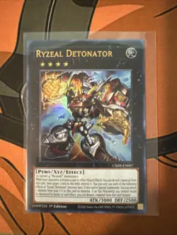 Yugioh Ryzeal Detonator CRBR-EN007 1st Edition Ultra Rare NM - Image 1