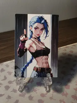 Jinx Goddess Waifu Card League of Legends Arcane - Image 1